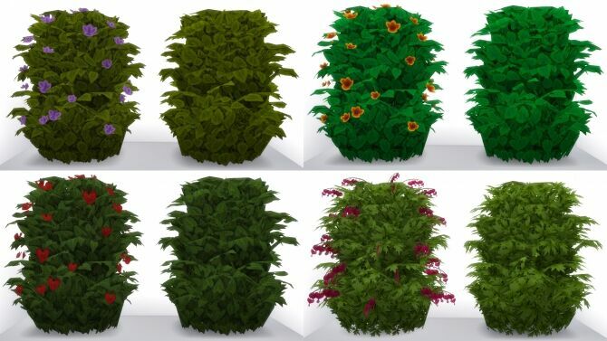 sims 4 cc latest plain interactive bushes by ellawese by mod the sims 3