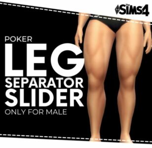 LEG Separator Slider By Poker Sims 4 CC