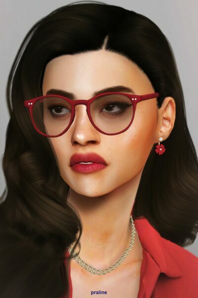 sims 4 cc libellule papillon glasses duo at praline sims 4