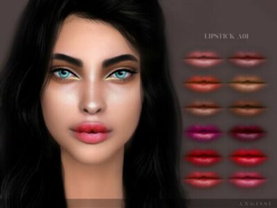 Lipstick A01 By Angissi Sims 4 CC