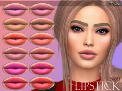 Lipstick N69 By Magichand Sims 4 CC