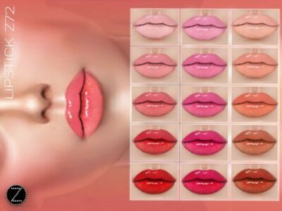 Lipstick Z72 By Zenx Sims 4 CC