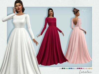 Lorelei Formal Dress By Sifix Sims 4 CC