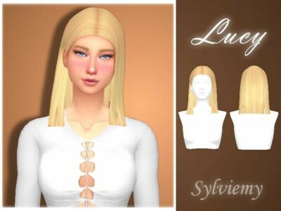 Lucy Hairstyle By Sylviemy Sims 4 CC