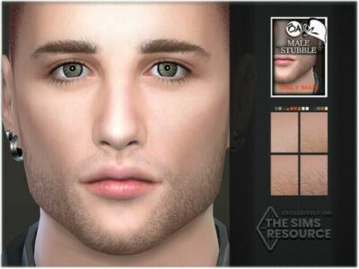 Male Stubble By Bakalia Sims 4 CC