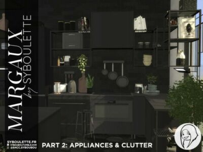 Margaux Kitchen – Part 2 Appliances By Syboubou Sims 4 CC