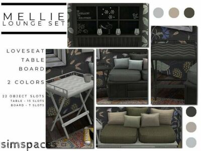Mellie Lounge By Simspaces Sims 4 CC