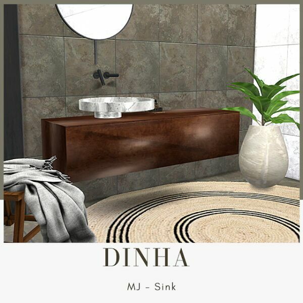 MJ Sink At Dinha Gamer Sims 4 CC