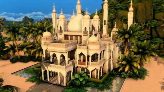 Moroccan Palace By Plumbobkingdom Sims 4 CC