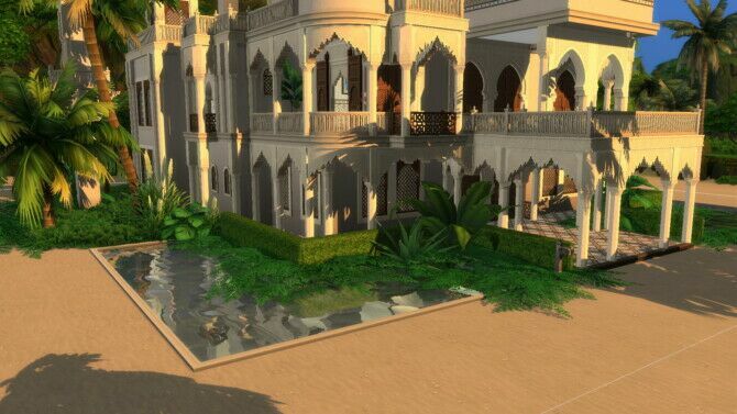 sims 4 cc moroccan palace by plumbobkingdom 4