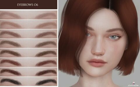 Eyebrows 06 By Lutessa Sims 4 CC