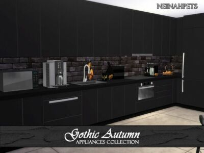 Gothic Autumn Appliances By Neinahpets Sims 4 CC