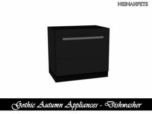 sims 4 cc most downloaded gothic autumn appliances by neinahpets by tsr 4