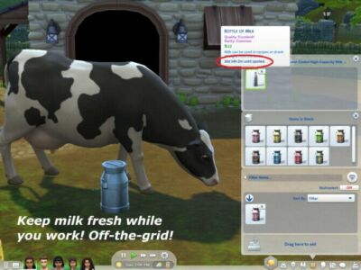 Portable Cooling Containers (Milk, Eggs, Prepared Foods) By Mod The Sims 4 Sims 4 CC