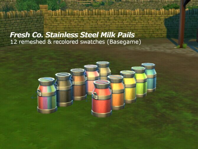 sims 4 cc most downloaded portable cooling containers milk eggs prepared foods by mod the sims 4 3