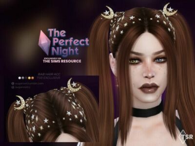 The Perfect Night BAB Hair ACC By Sugar OWL Sims 4 CC