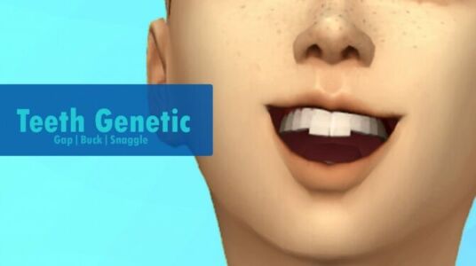 Teeth (GAP, Buck And Snaggle) By Nova JY By Mod The Sims Sims 4 CC
