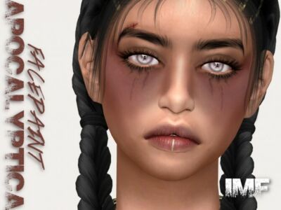 IMF Apocalyptica Facepaint N.03 By Izziemcfire Sims 4 CC