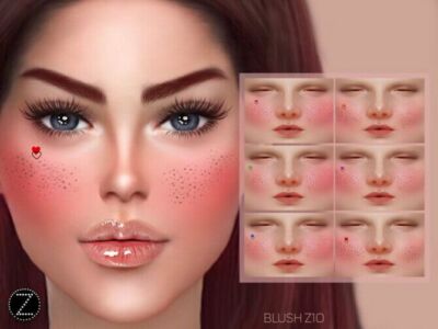 Blush Z10 By Zenx Sims 4 CC