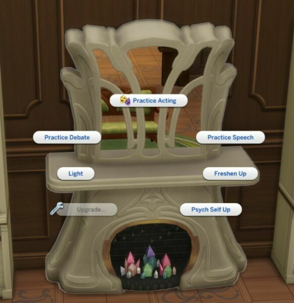 sims 4 cc multi purpose furniture fireplace mirrors by ilex 2