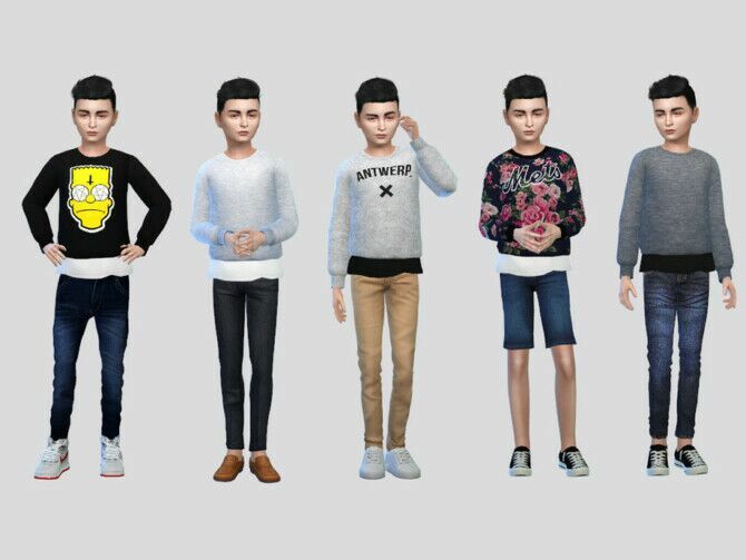 Must Download – Earl Crewneck Boys By Mclaynesims Sims 4 CC