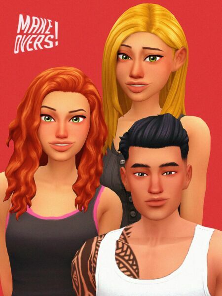 Caliente Sisters + DON Lothario By Marso Sims Sims 4 CC