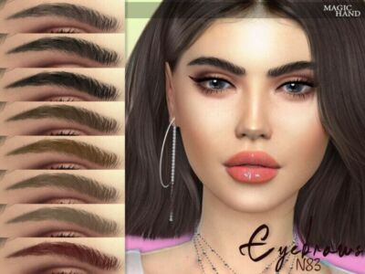 Eyebrows N83 By Magichand Sims 4 CC