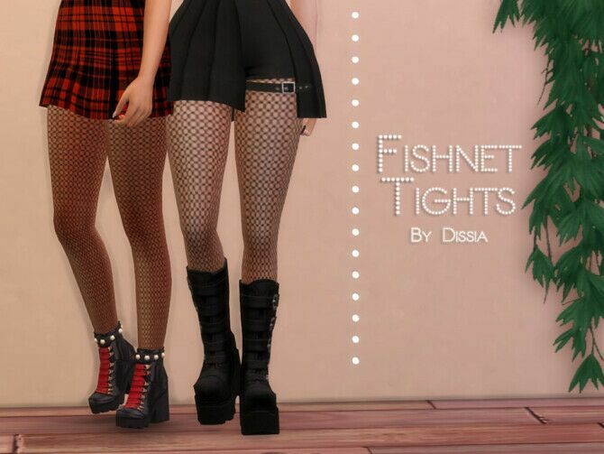 Fishnet Tights By Dissia Sims 4 CC