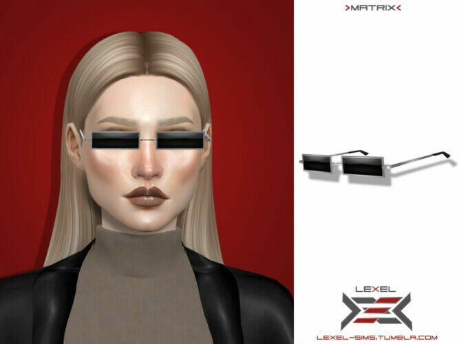 Matrix Glasses By Lexel Sims 4 CC