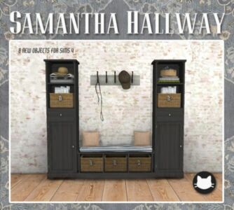 Samantha Hallway By Kitkat’s Simporium Sims 4 CC