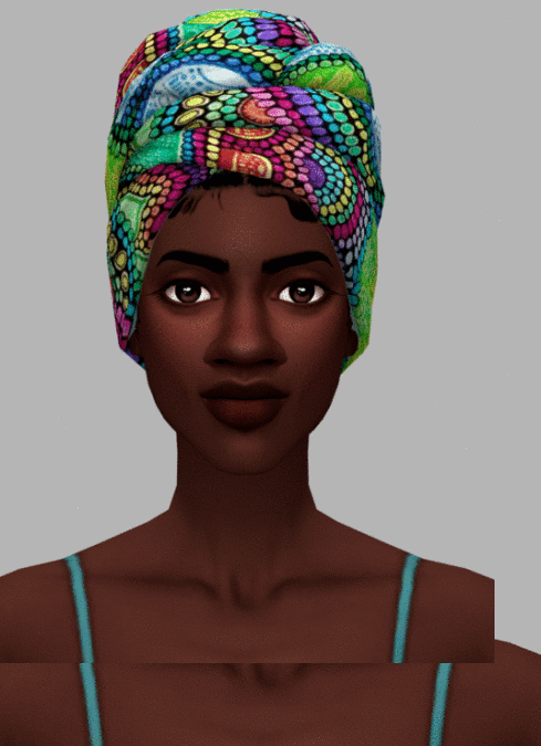 sims 4 cc nia niani headwraps at saurus sims 4