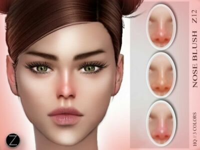 Nose Blush Z12 By Zenx Sims 4 CC