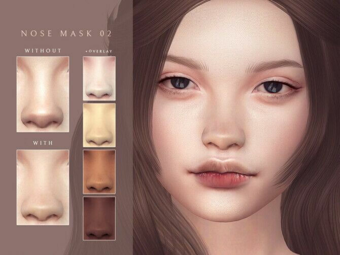 Nose Mask 02 At Lutessa Sims 4 CC