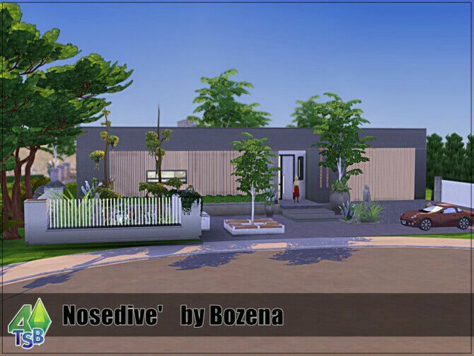 sims 4 cc nosedive home by bozena 2