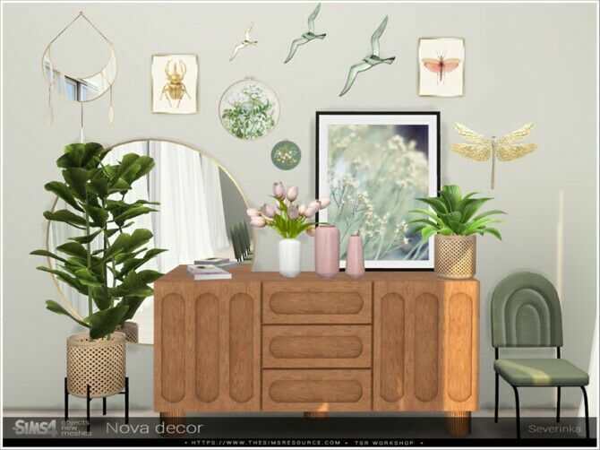 Nova Decor By Severinka_ Sims 4 CC