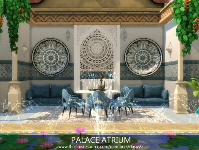 sims 4 cc palace atrium room by dasie2 2