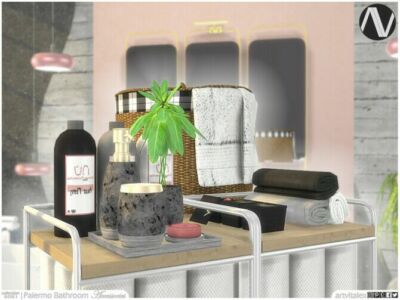 Palermo Bathroom Accessories By Artvitalex Sims 4 CC