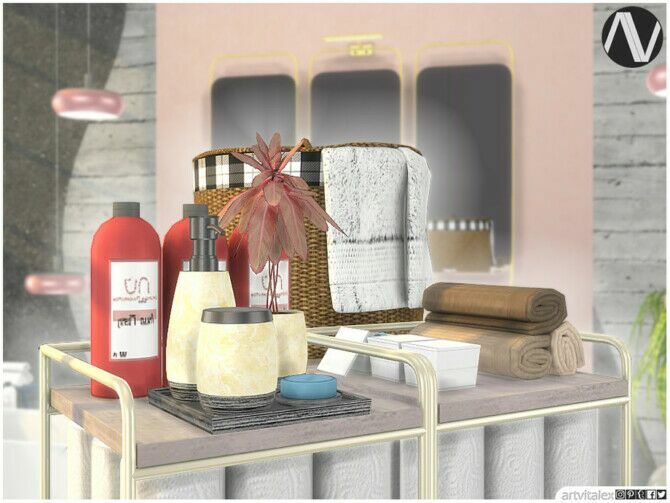 sims 4 cc palermo bathroom accessories by artvitalex 3