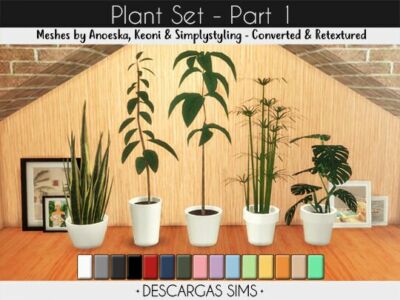 Plant SET Part 1 At Descargas Sims Sims 4 CC