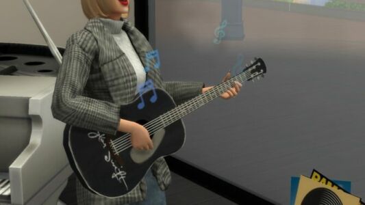 Taylor Swift Guitar By Simslyswift Sims 4 CC