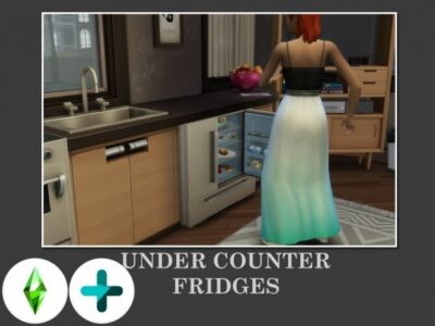 Under Counter Fridges By Teknikah Sims 4 CC