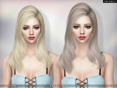 Priscilla Hair 142 By Tsminhsims Sims 4 CC