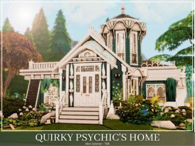 Quirky Psychic’s Home By Mini Simmer Sims 4 CC