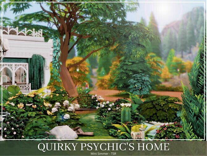 sims 4 cc quirky psychics home by mini simmer 2