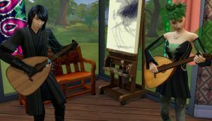 Lute Medieval/Renaissance Guitar By Esmeralda By Mod The Sims Sims 4 CC
