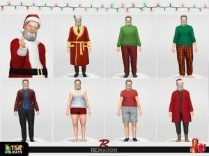 sims 4 cc recent santa claus holiday wonderland by remaron by tsr 2