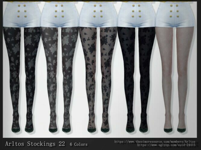 Stockings 22 By Arltos Sims 4 CC