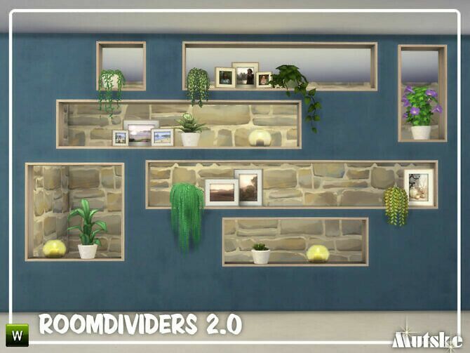 Room Dividers 2.0 By Mutske Sims 4 CC