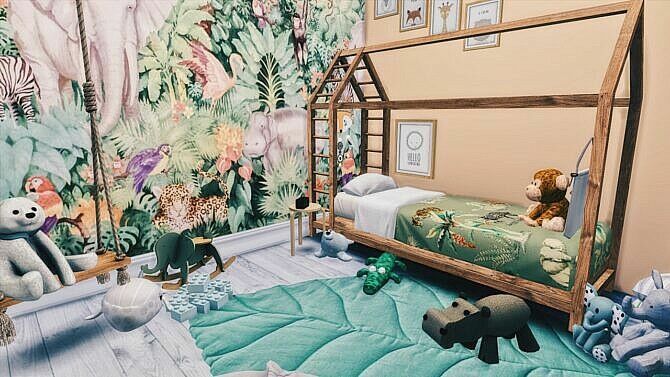 Safari Kidsroom At Modelsims4 Sims 4 CC