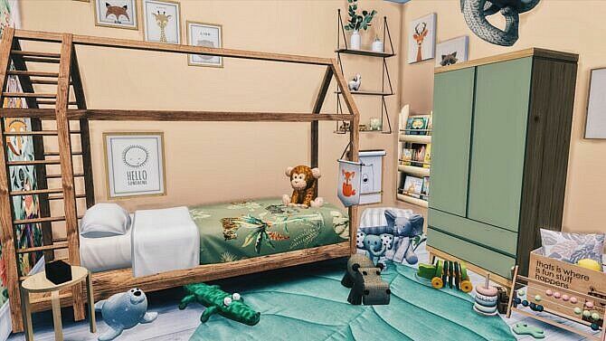 sims 4 cc safari kidsroom at modelsims4 2